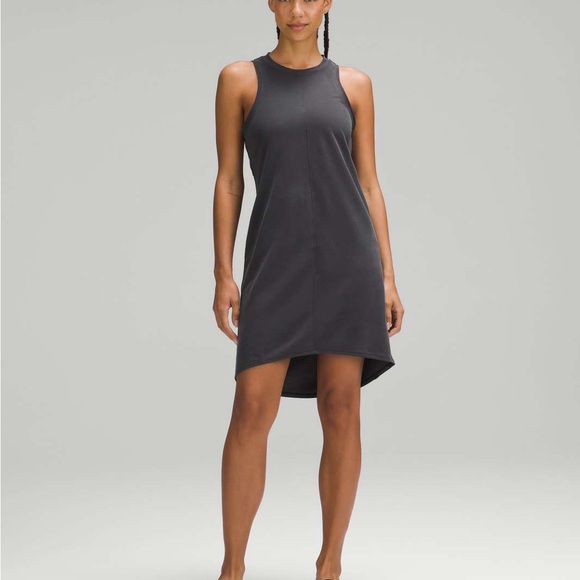 lululemon athletica Charcoal High Low Dress - Picture 1 of 7